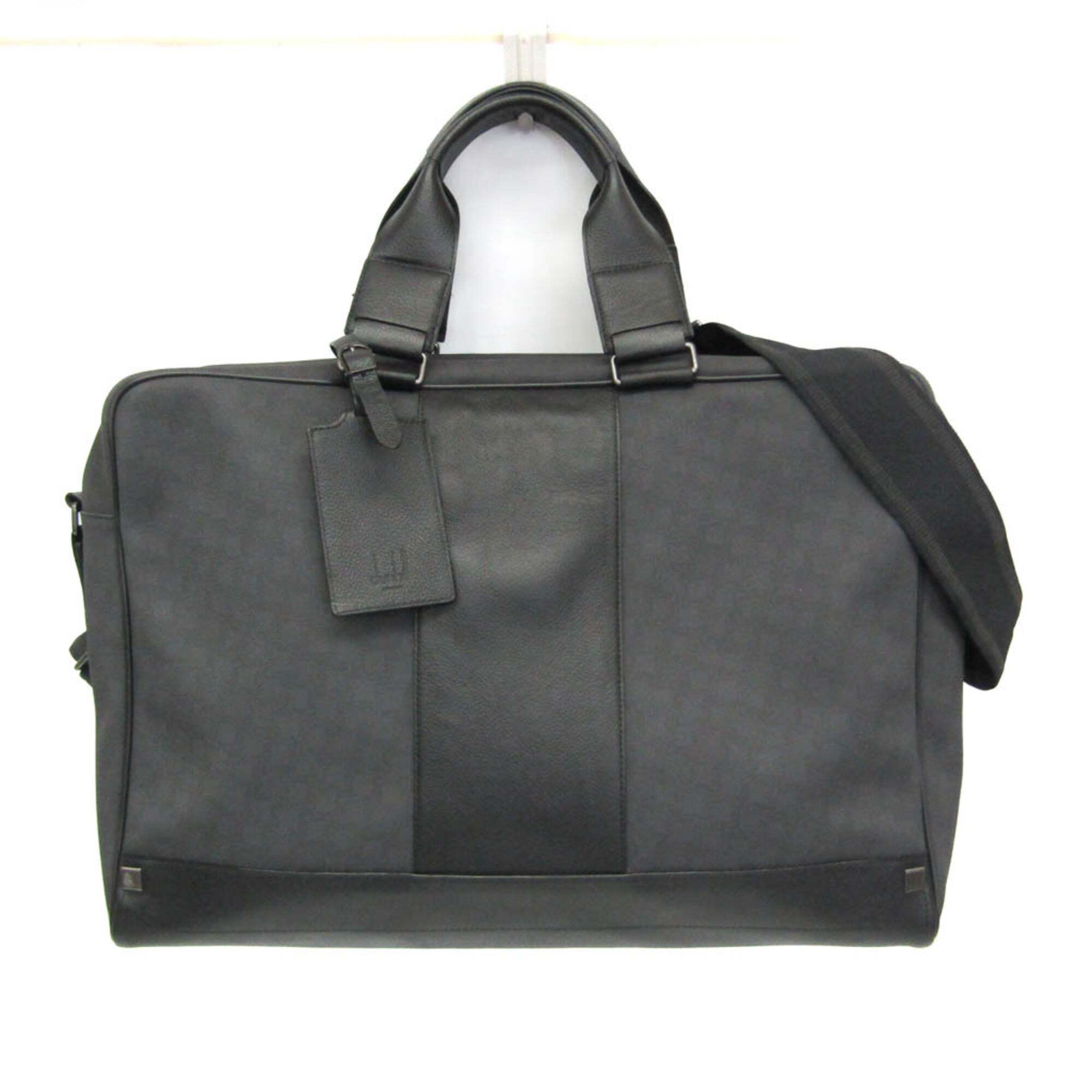 Dunhill Business Bag Men's Leather,Pvc Briefcase,Document Case Black,Dark Gray